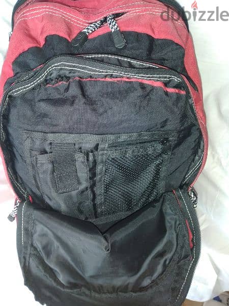 Exsport backpack used once 4 zippers size xl 11