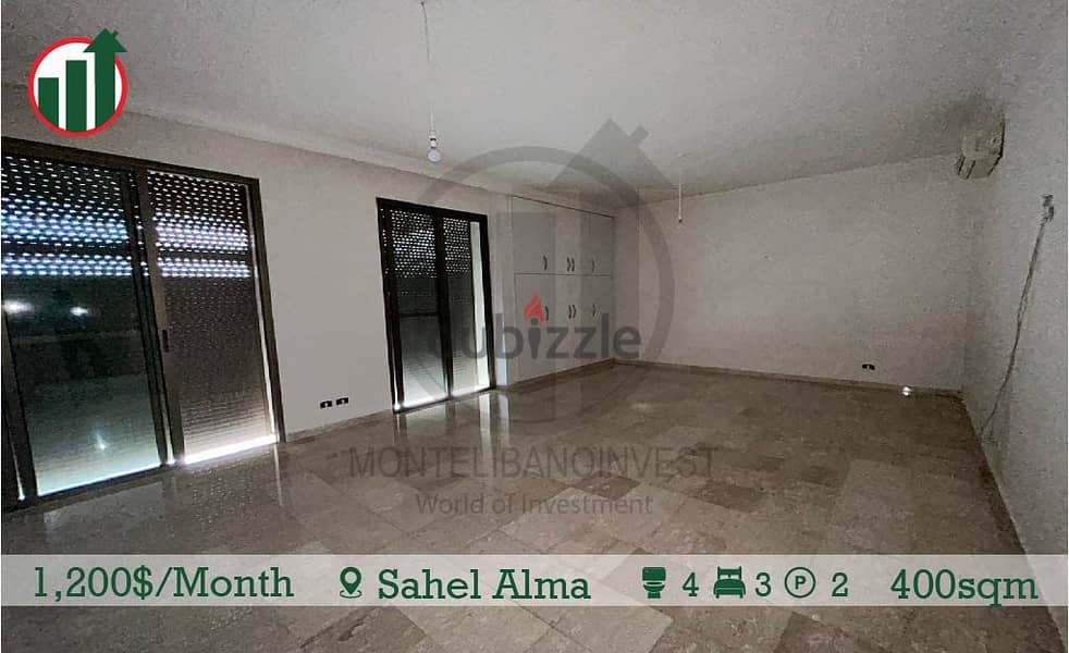 Catchy Rent!1.200$ / Month!! Apartment for Rent in Sahel alma!! 4