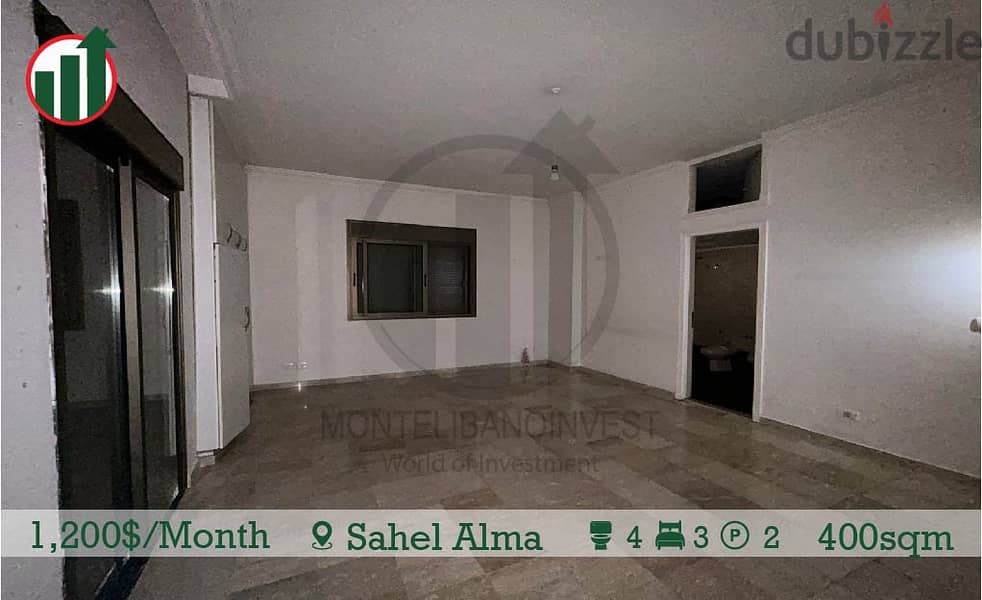 Catchy Rent!1.200$ / Month!! Apartment for Rent in Sahel alma!! 5