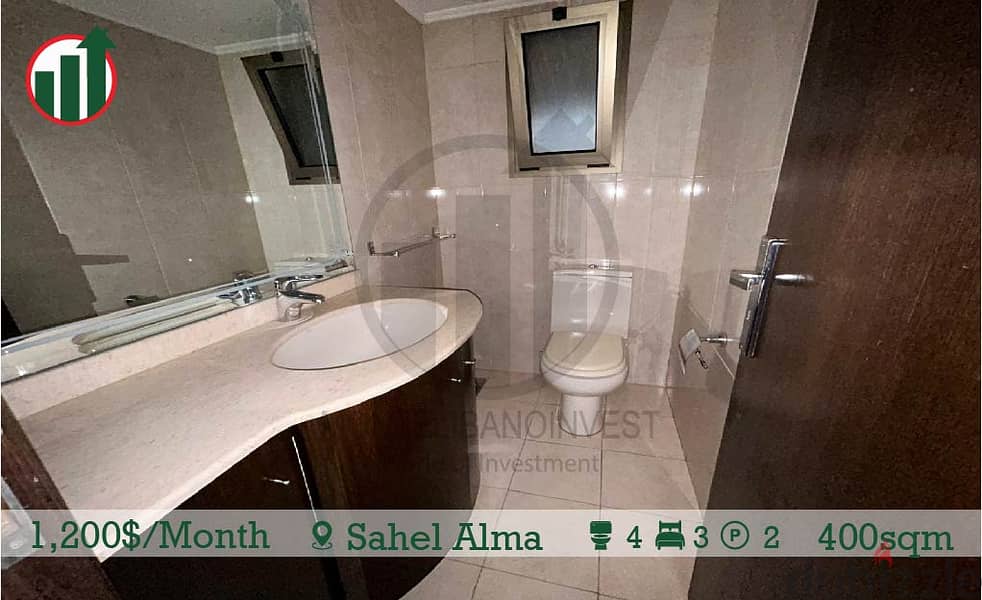 Catchy Rent!1.200$ / Month!! Apartment for Rent in Sahel alma!! 10