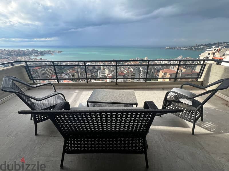 HOT DEAL, 210m2 apartment+ panoramic sea view for sale in Haret Sakher 0