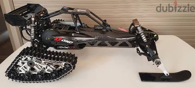 exchange on rc car,  snow crawler for baja 5b