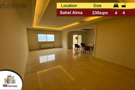 Sahel Alma 230m2 | Sea View | Well Maintained | Luxury | MH | 0
