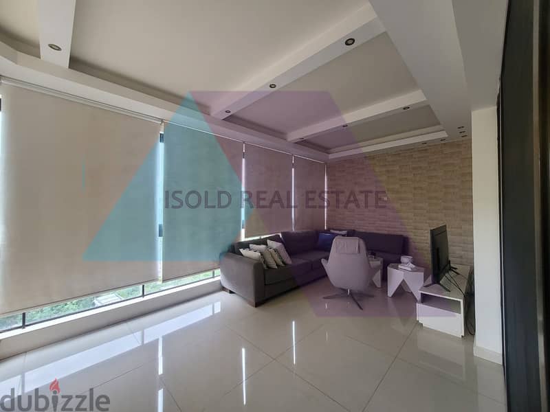 A decorated 220 m2 apartment + open view for sale in Hazmieh 5