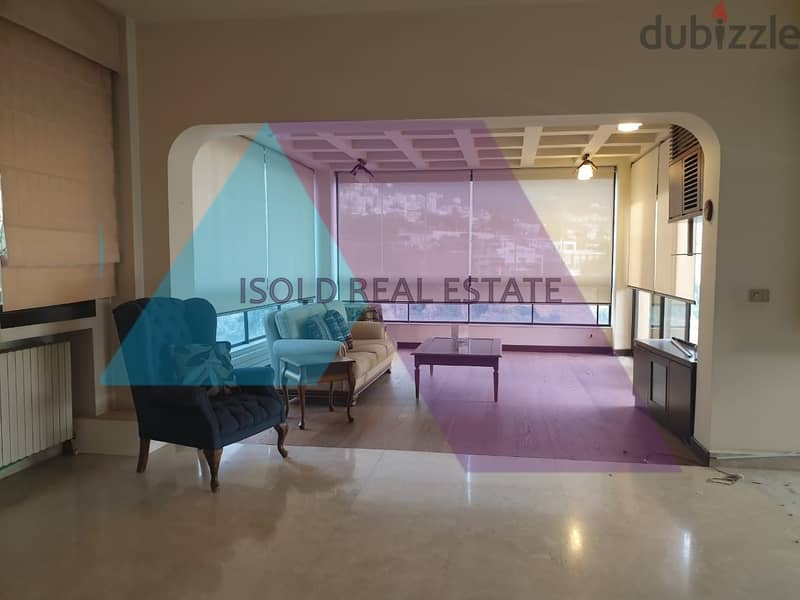 Furnished 400m2 duplex apartment+terrace+open sea for rent in Adma 4