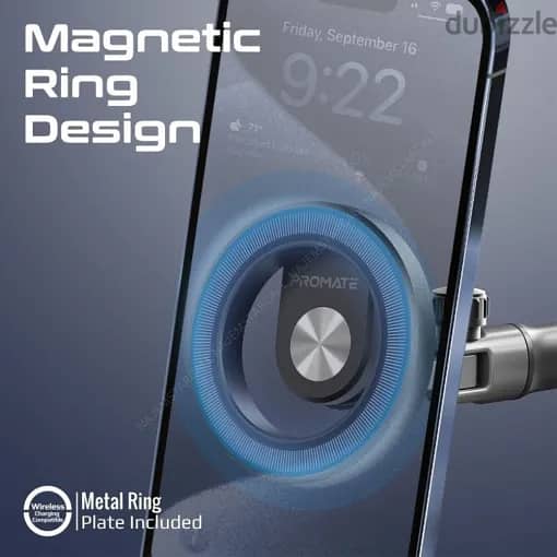 Promate MagHoop-GN MagGrip Magnetic Ring Phone Holder 5