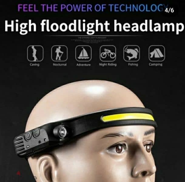 COBA Headlamp CB-689-2- outdoors led light /3$delivery 3