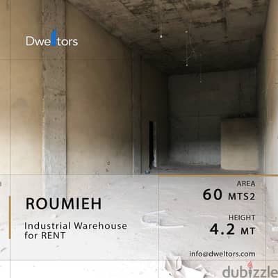 Warehouse for rent in NAHR EL MOT - 60 MT2 - 4.2 M Height