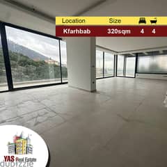 Kfarhbab 320m2 + 100m2 Terrace | Brand New | View | Luxury | IV |