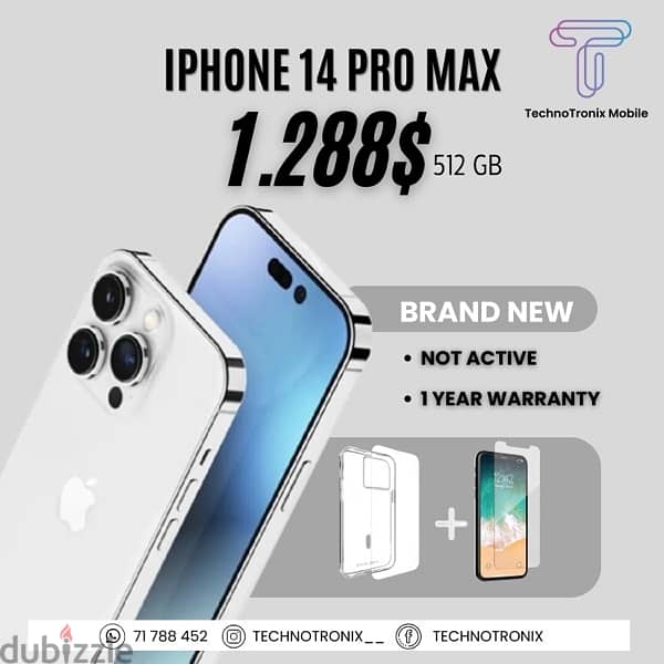 iPhone 14 Pro Max 512Gb BRAND NEW NOT ACTIVE SEALED 0