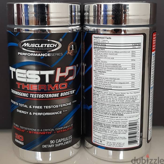 Muscletech TEST HD Testosterone Booster Made in USA (90 Pills) 0