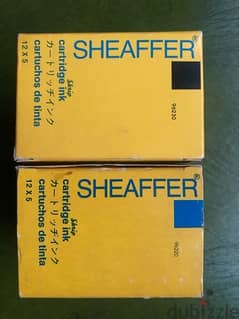 SHEAFFER Black/Blue vintage cartridge made in USA by Sheaffer