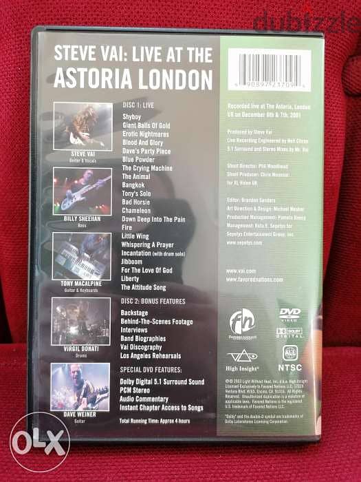 Steve Vai - Live at The Astoria London - Double DVD 1