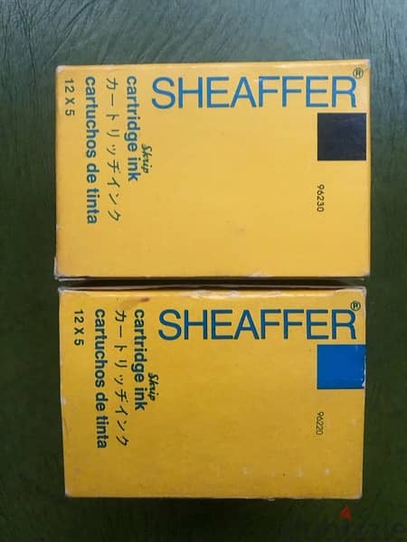 SHEAFFER Black/Blue cartridge made in USA by Sheaffer 1