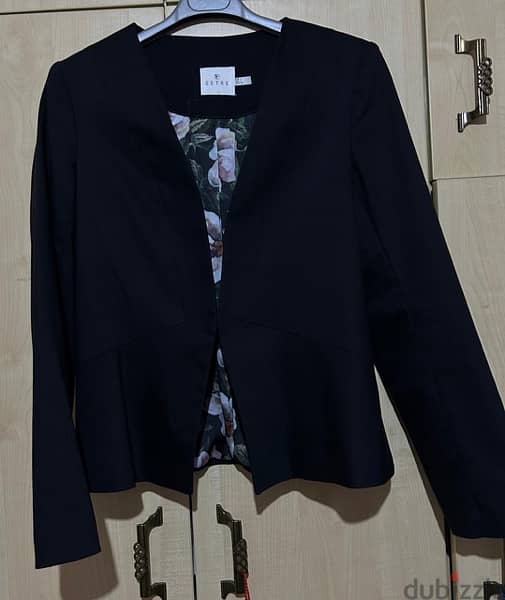 black blazer جاكيت بلايزر سودا 1