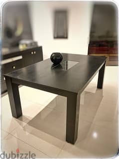 modern black dining table 0