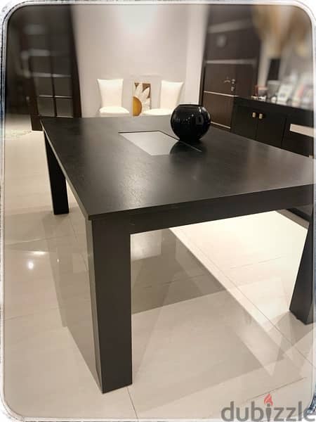 modern black dining table 1
