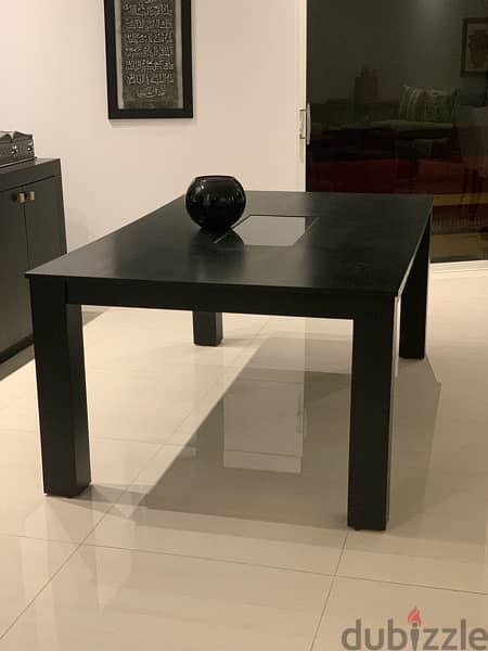 modern black dining table 7