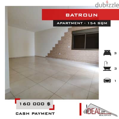 Apartment for sale in batroun 154 SQM REF#JCF3393