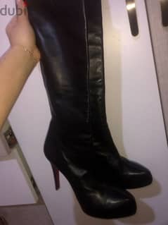 new maria pino boot size 37 leather
