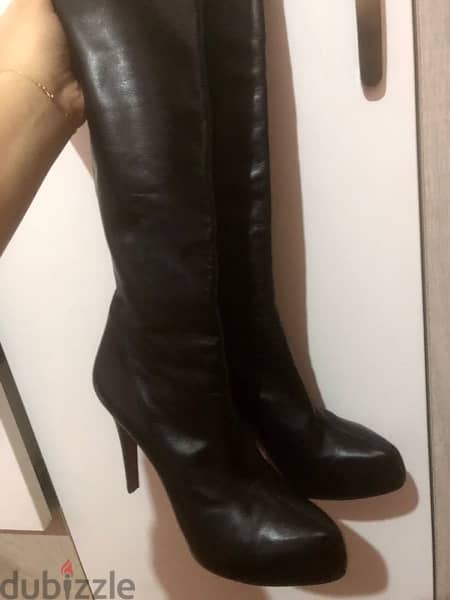 new maria pino boot size 37 leather 1
