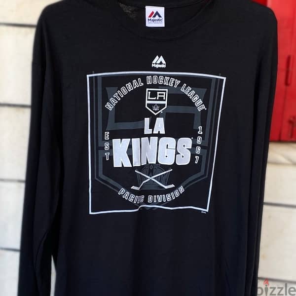 MAJESTIC NHL - LA KINGS Long Sleeve Sweater. 1
