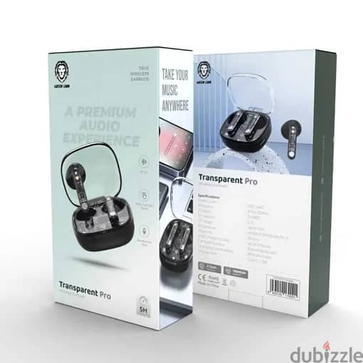 Green Lion Transparent Pro True Wireless Earbuds 1