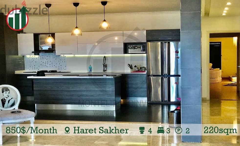 Fully Furnished Apartment for rent in Haret Sakher! 7