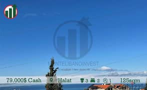 Apartment with Mountain and Sea View for sale in Halat! 0