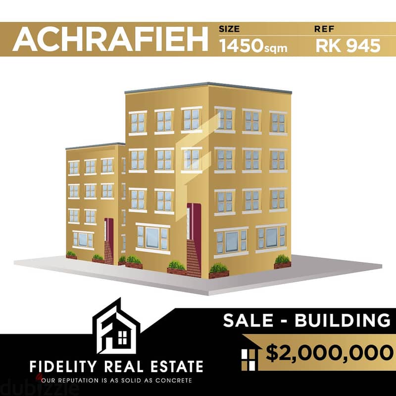 Building for sale in Achrafieh RK945 0