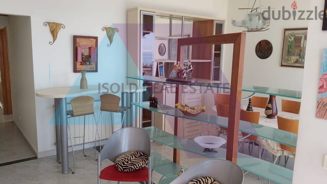 Decorated&Furnished 200m2 apartment+ sea view for rent in Sahel Alma 5
