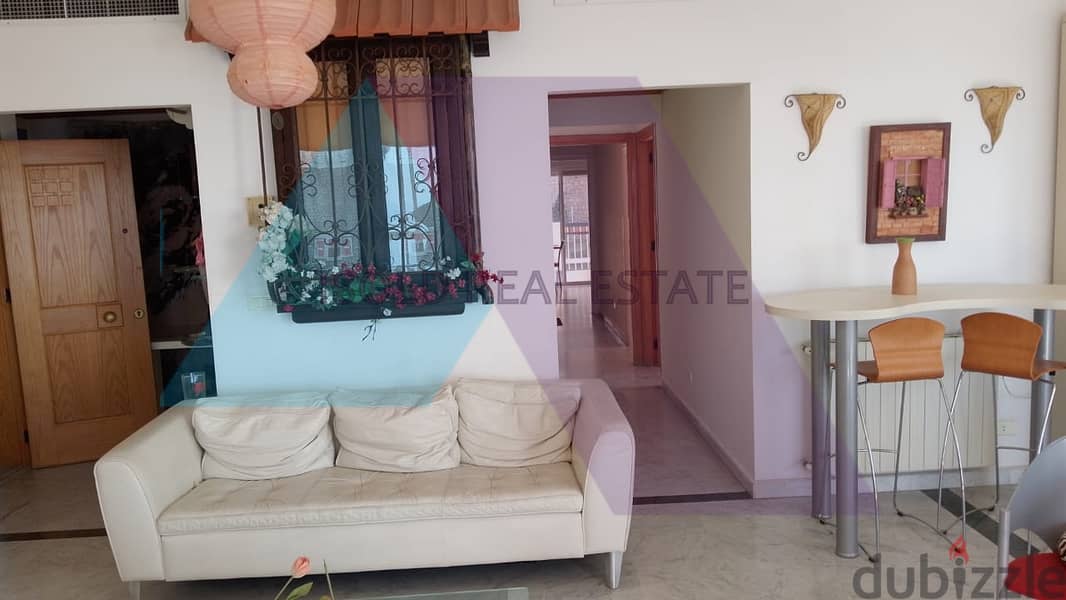 Decorated&Furnished 200m2 apartment+ sea view for rent in Sahel Alma 6