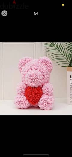 flower teddy bear 12$ 0