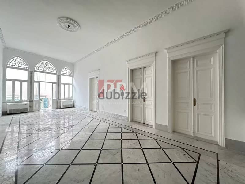 Charming Apartment For Rent In Achrafieh |Traditional Building|300SQM| 1