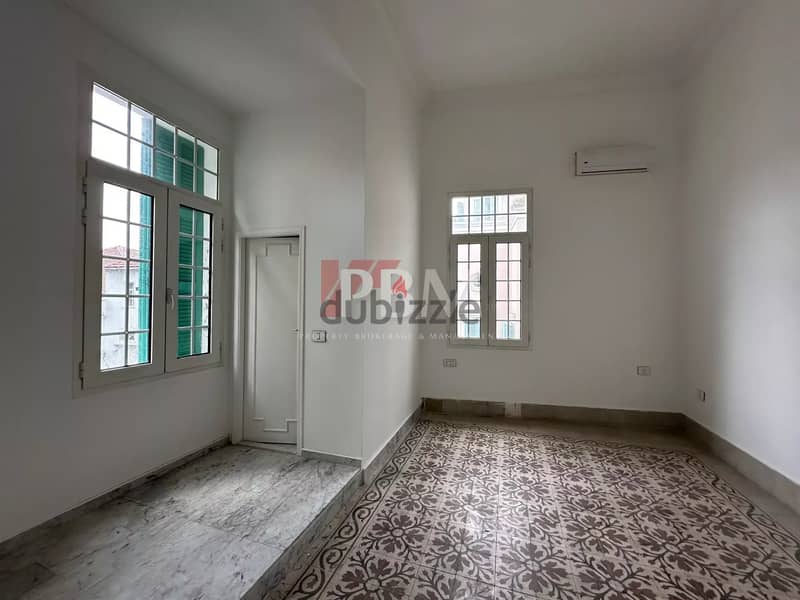 Charming Apartment For Rent In Achrafieh |Traditional Building|300SQM| 3