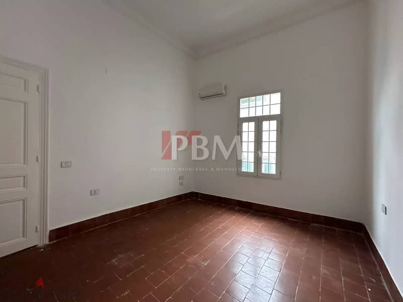 Charming Apartment For Rent In Achrafieh |Traditional Building|300SQM| 4