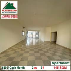 850$/Cash Month!! Apartment for rent in Achrafieh Sassine!! 0