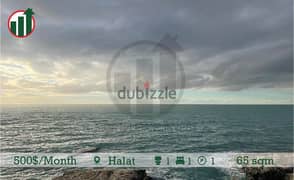 Open Sea View!Furnished Chalet for rent in Halat ! 0