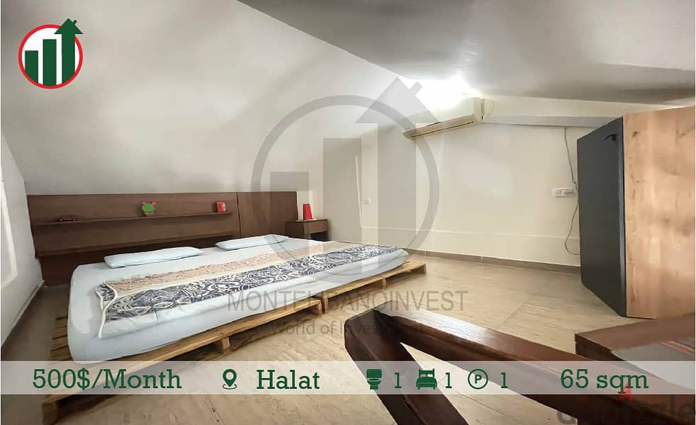 Open Sea View!Furnished Chalet for rent in Halat ! 5