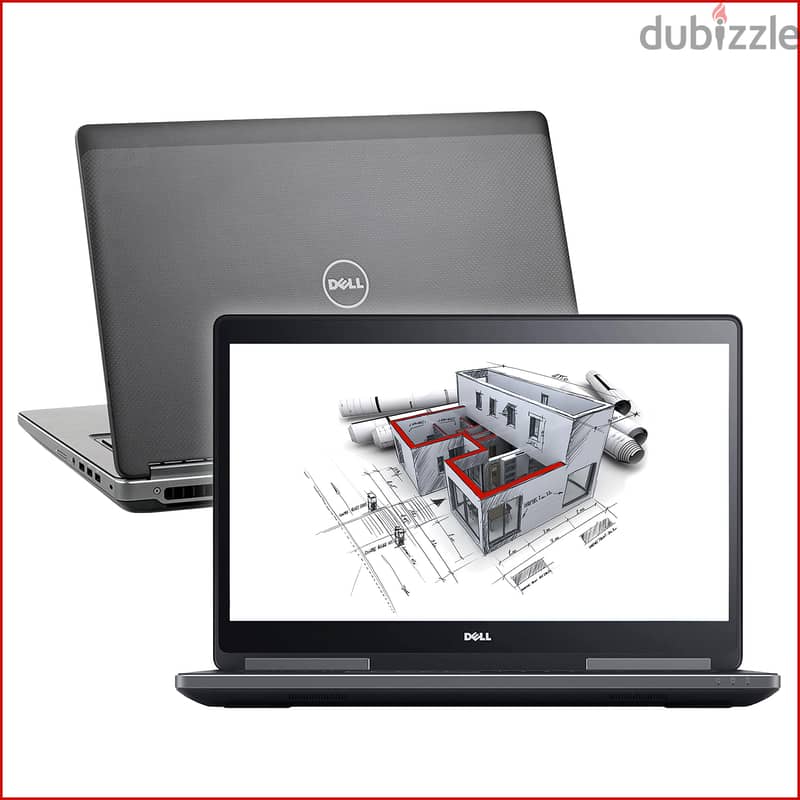 Dell Precision 7710 XEON E3-1545M QUADRO 8GB Mobile Workstation Laptop 0