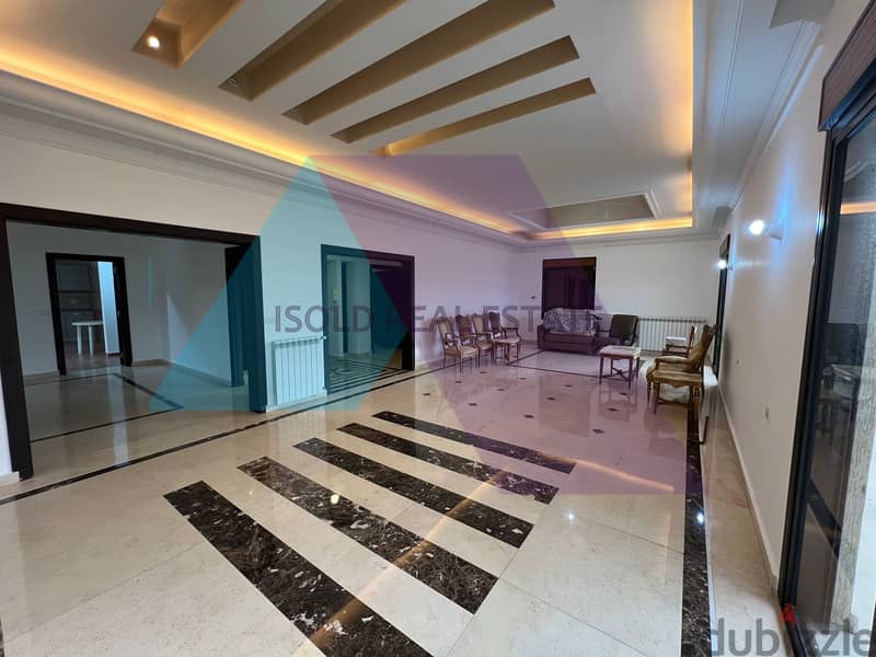 Deluxe decorated 252 m2 apartment with 70m2 terrace for rent in Jbeil 1