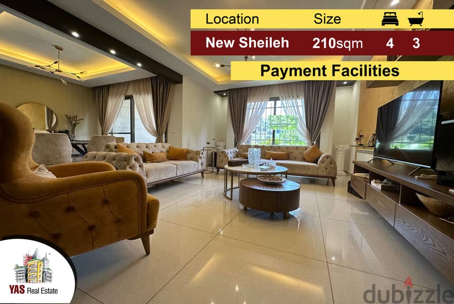 New Sheileh 210m2 | 80m2 Terrace | High-end | Payment Facilities | 0