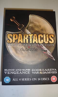 Spartacus complete collection on original 14 dvds set