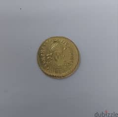 Ancient Gold Eastern Roman Byzantine Coin Empror Anastsius year 491 AD 0