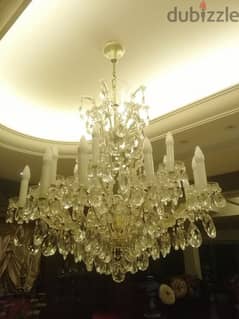 chandelier lamp crystal Marie Therese bohemian original