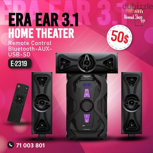 Home theater 3.1 1