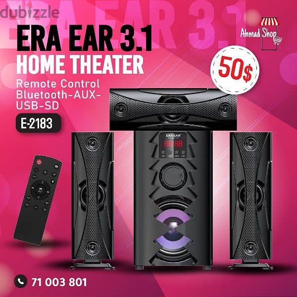 Home theater 3.1 3