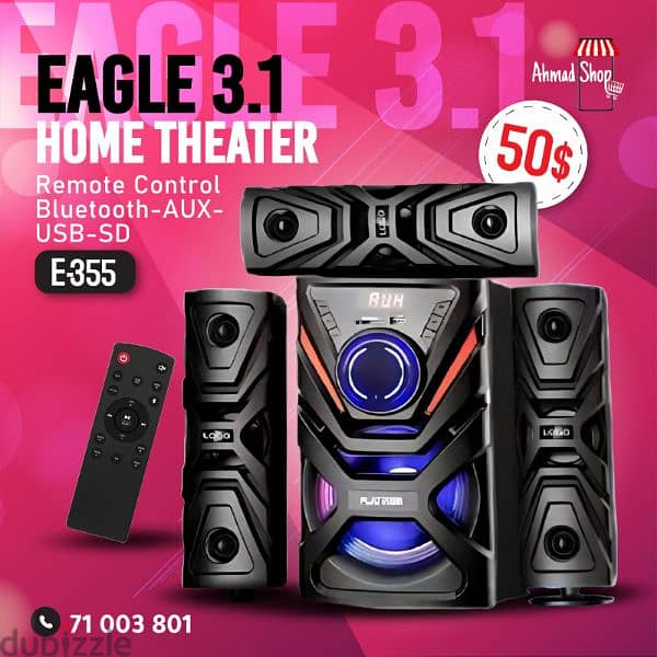 Home theater 3.1 5