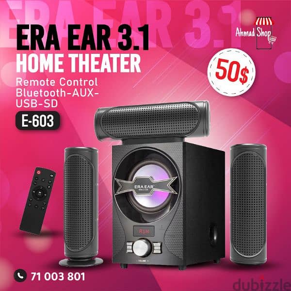 Home theater 3.1 7
