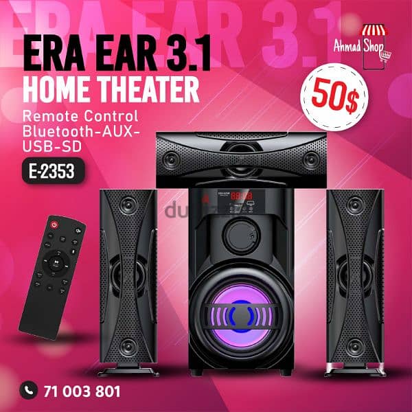 Home theater 3.1 9